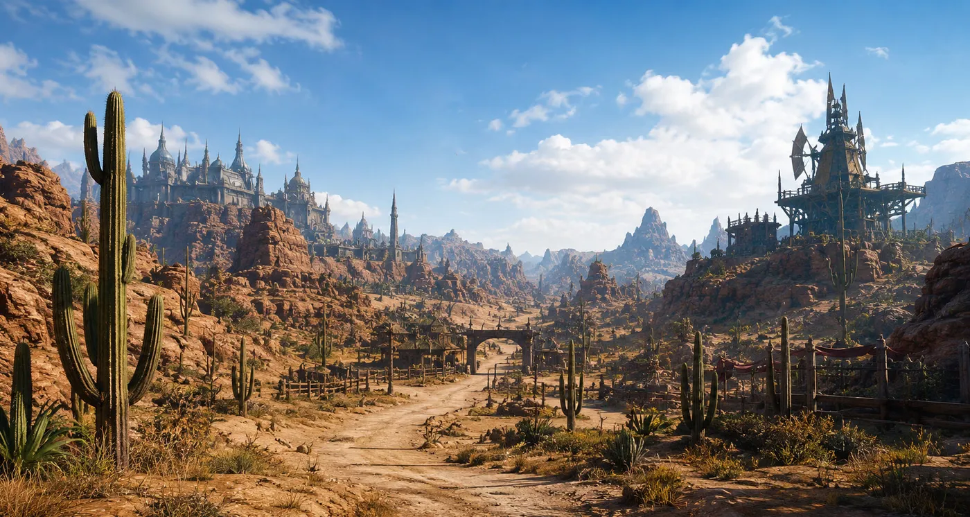 FFXIV Walking From Southern Thanalan to Idylshire Video