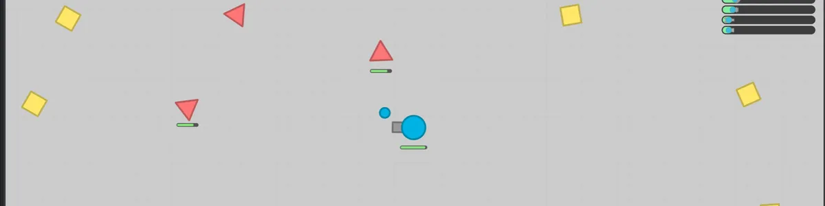Diep.io tank upgrade battles multiplayer arena