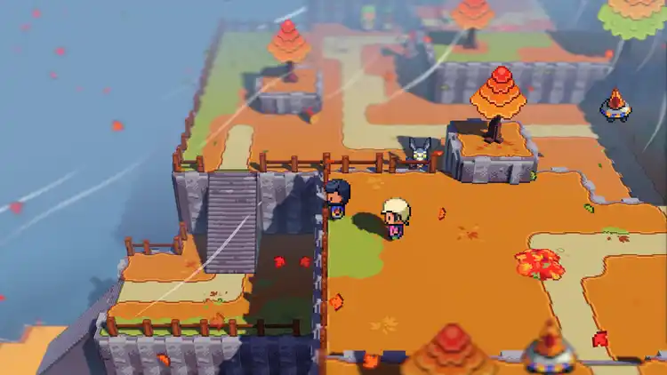 Cassette Beasts gameplay - player transforms into monster Pokémon alternative
