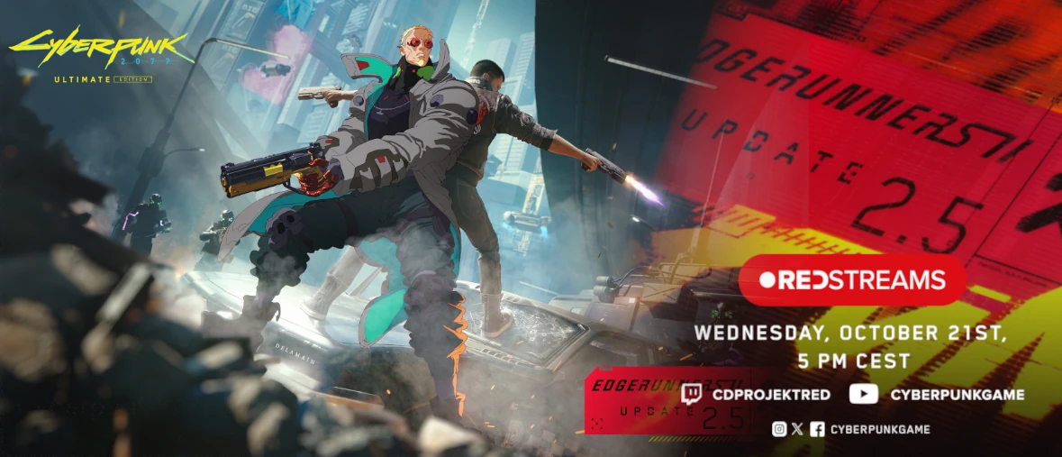Cyberpunk 2077 Update 2.5 Release Date Confirmed for October 22