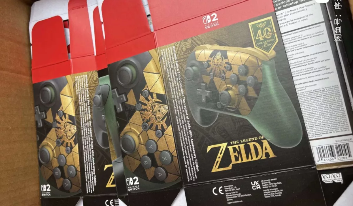 Legend of Zelda 40th Anniversary Switch 2 Console and Pro Controller Leaked