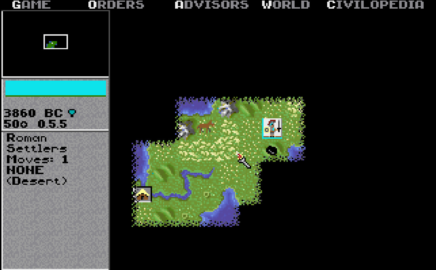 Sid Meier's Civilization 1991 gameplay