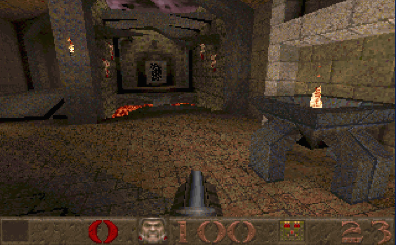 Quake gameplay screenshot