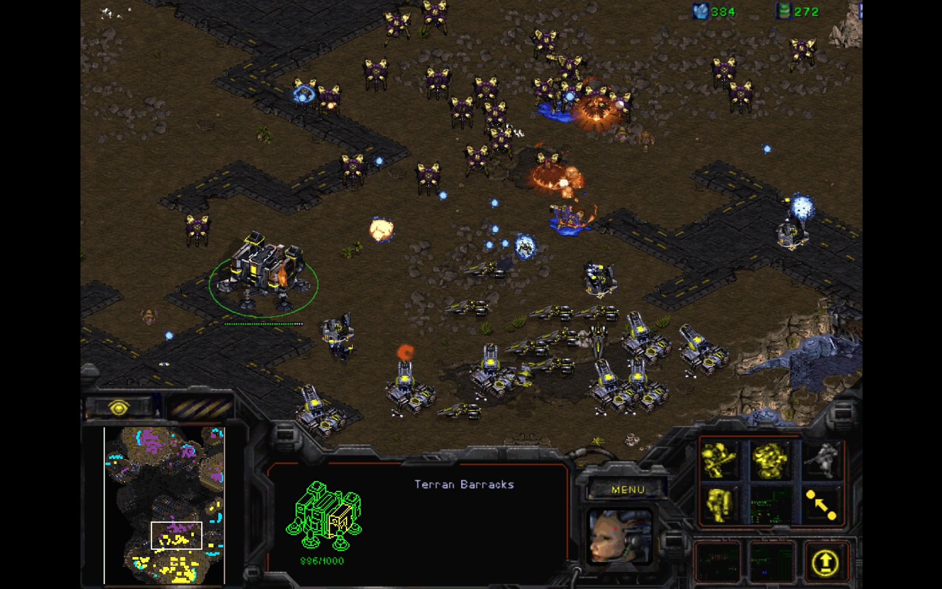 StarCraft gameplay screenshot